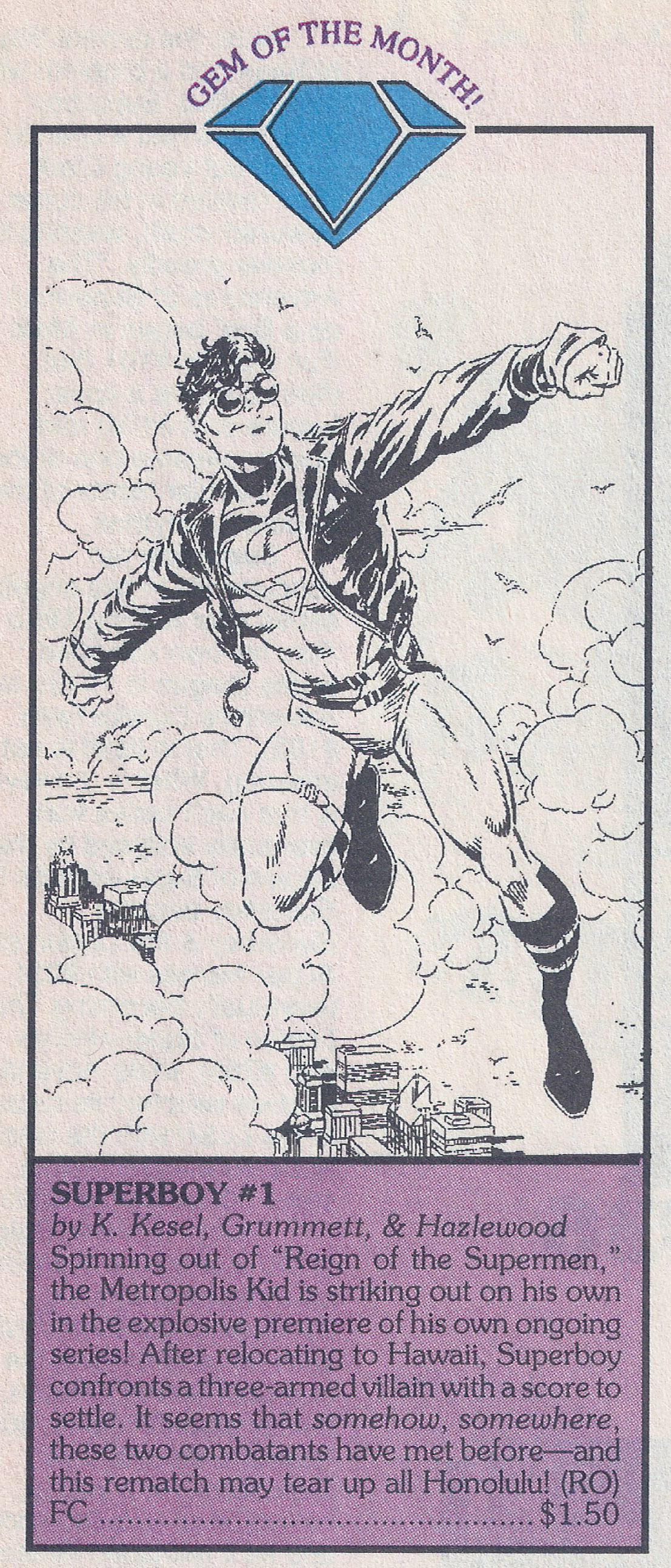 Solicit- Superboy #1 (1994)